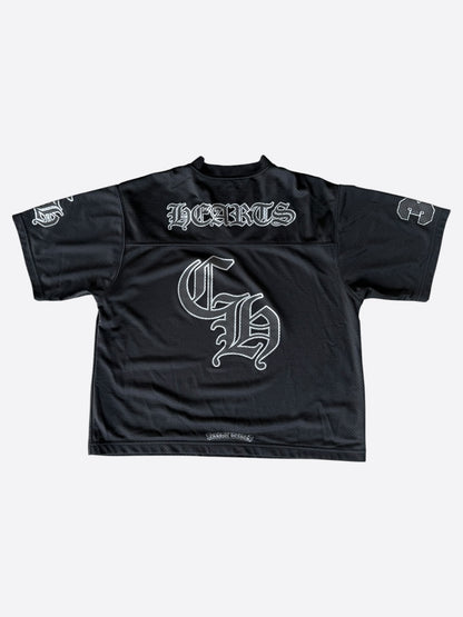 Chrome Hearts Black & White Logo Mesh Jersey