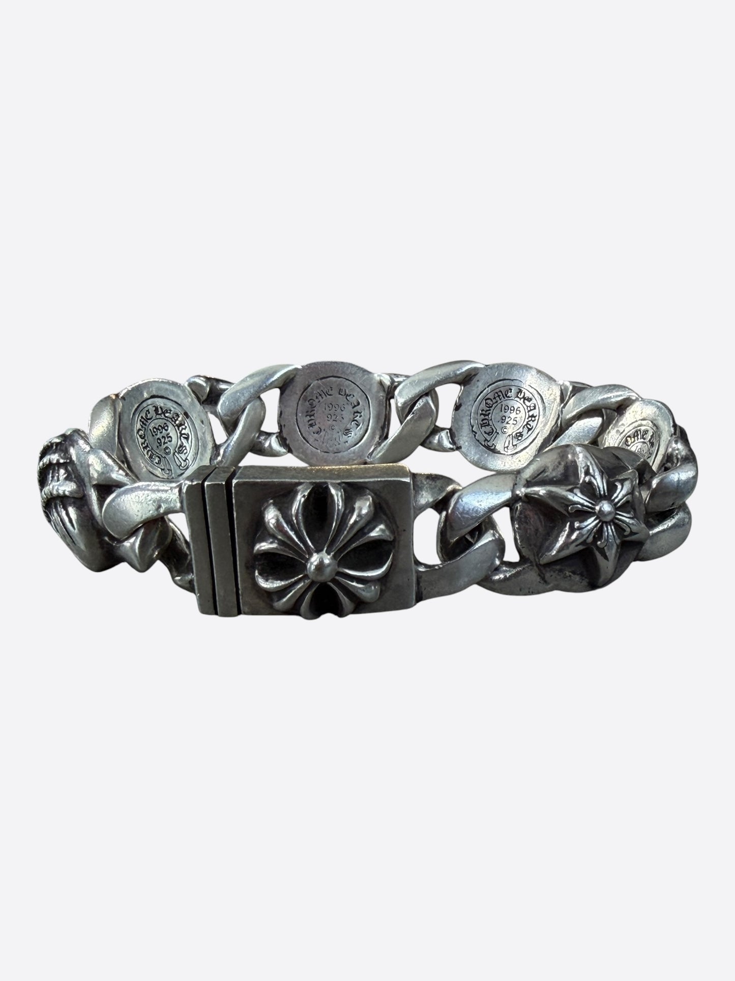 Chrome Hearts Silver Multi Link Bracelet