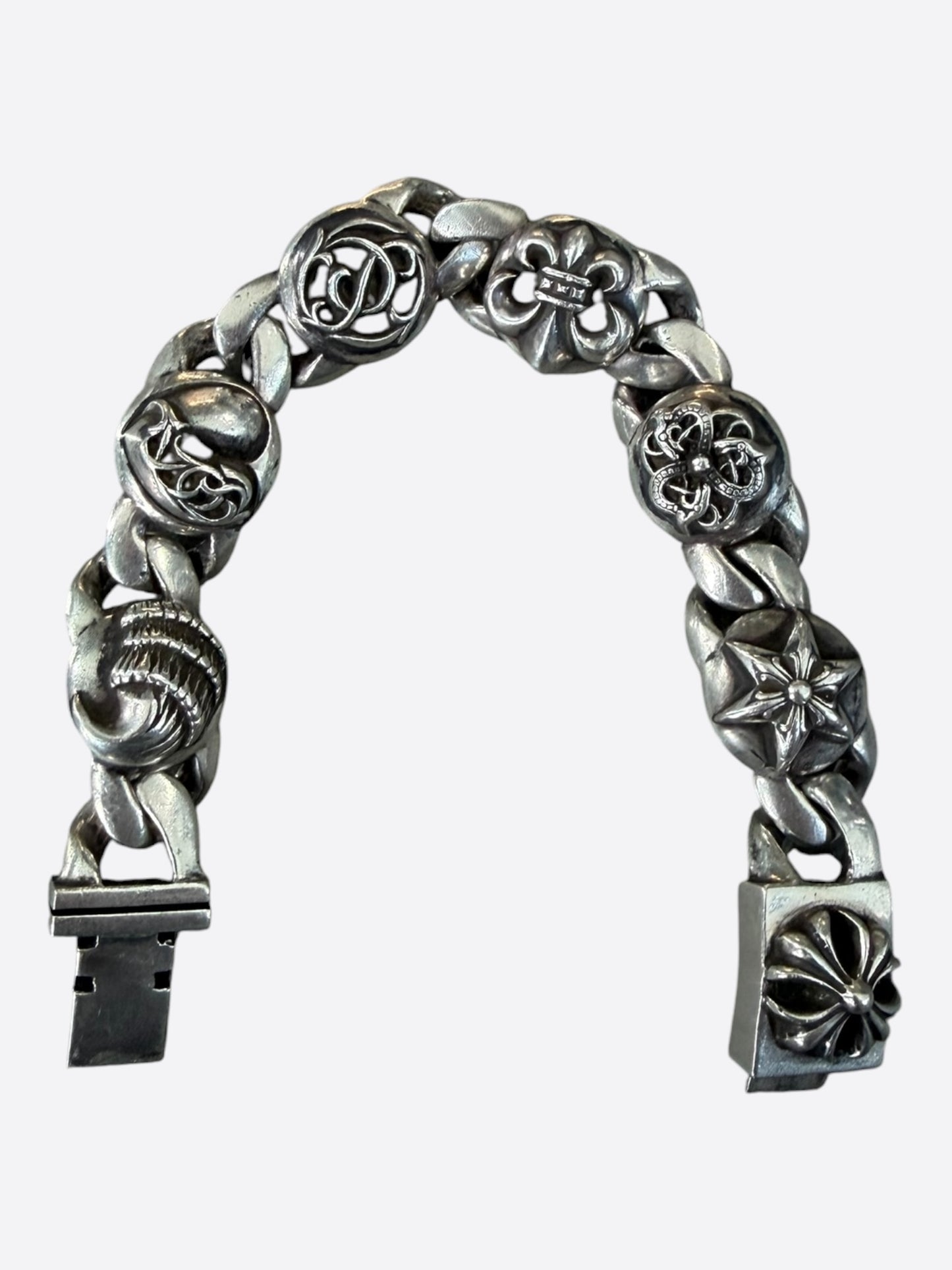 Chrome Hearts Silver Multi Link Bracelet