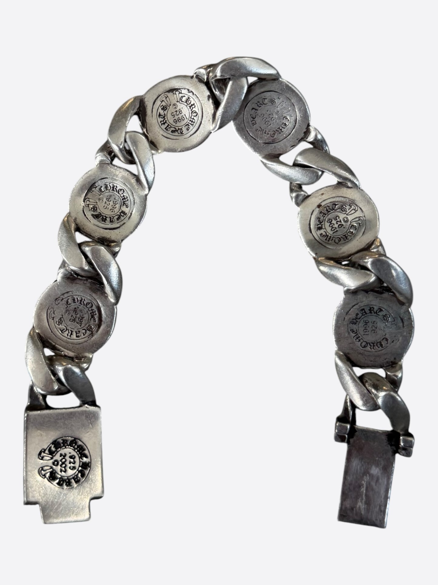 Chrome Hearts Silver Multi Link Bracelet