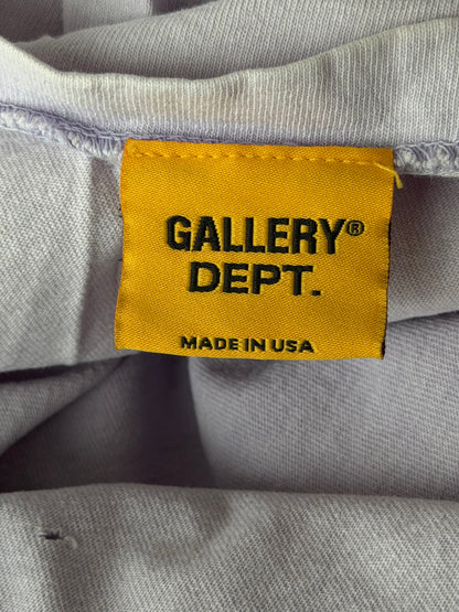 Gallery Dept Purple & Blue Retouche Logo Distressed T-Shirt