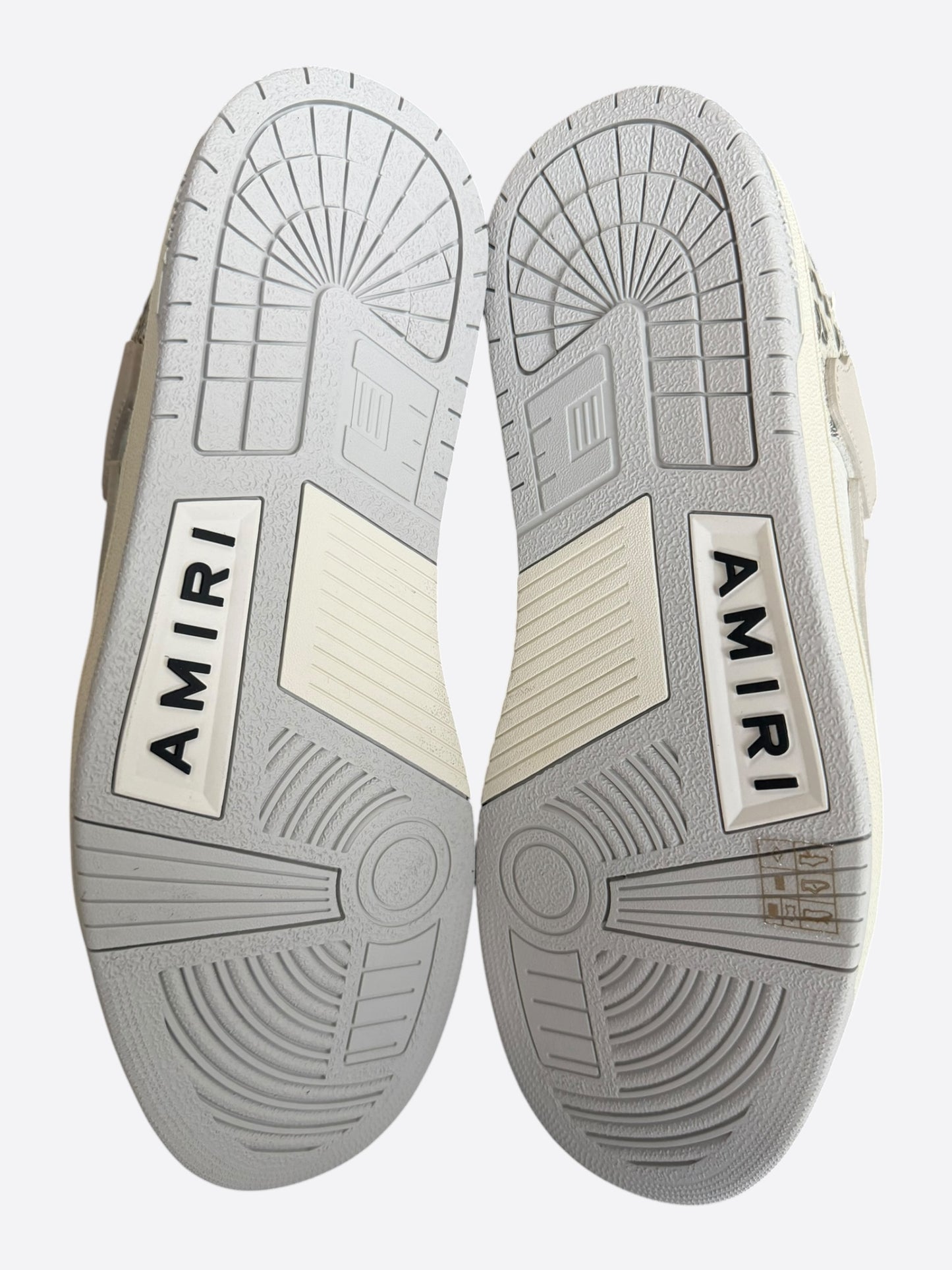 Amiri White Snake Skeleton Low Top Sneakers