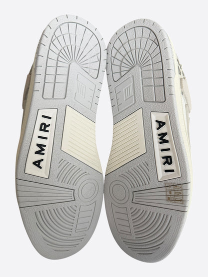 Amiri White Snake Skeleton Low Top Sneakers