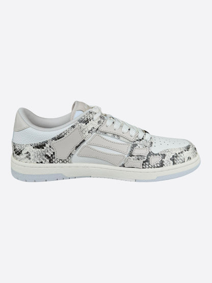 Amiri White Snake Skeleton Low Top Sneakers