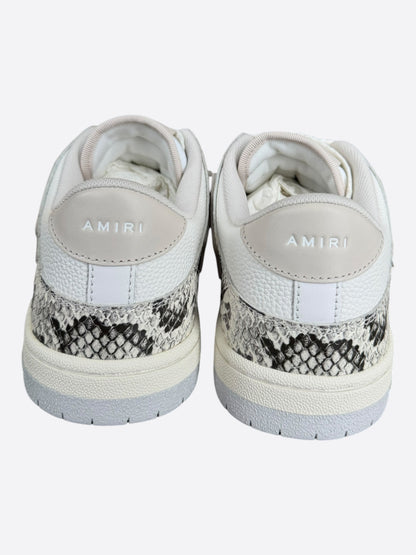 Amiri White Snake Skeleton Low Top Sneakers