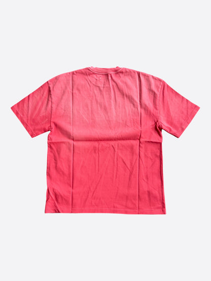Amiri Vintage Red Embroidered Logo T-Shirt