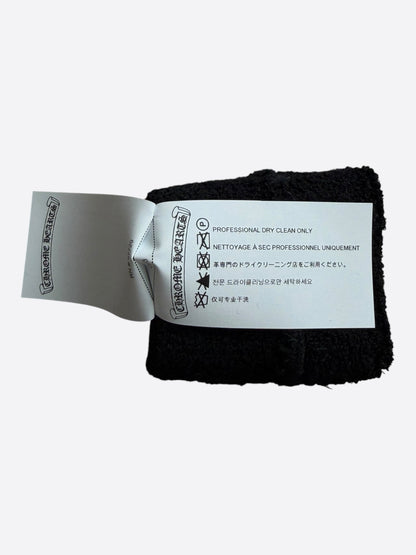 Chrome Hearts Black Zebra Cross Patch Wristbands
