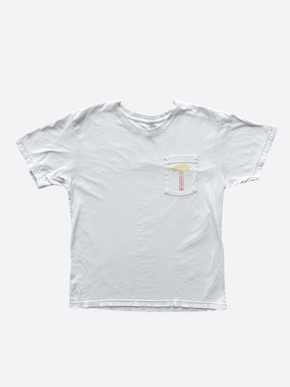 Chrome Hearts White Sunset Gradient T-Bar T-Shirt