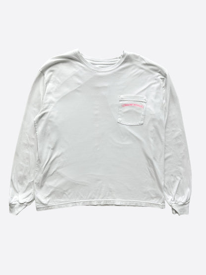 Chrome Hearts White & Pink Made In Hollywood Longsleeve T-Shirt