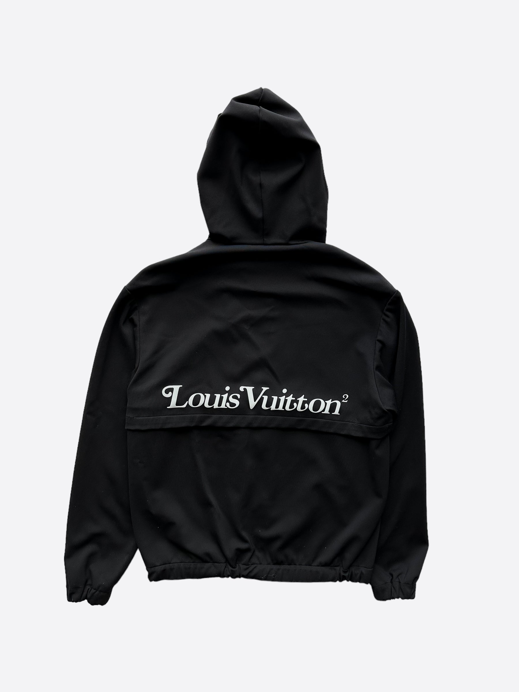 Louis Vuitton Nigo Black Logo Zip Up Windbreaker