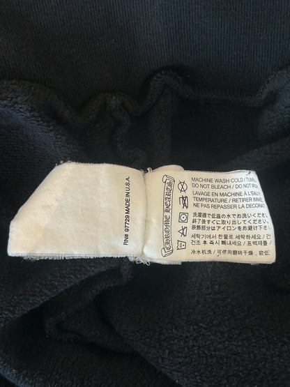 Chrome Hearts Black & White Horseshoe Logo Hoodie