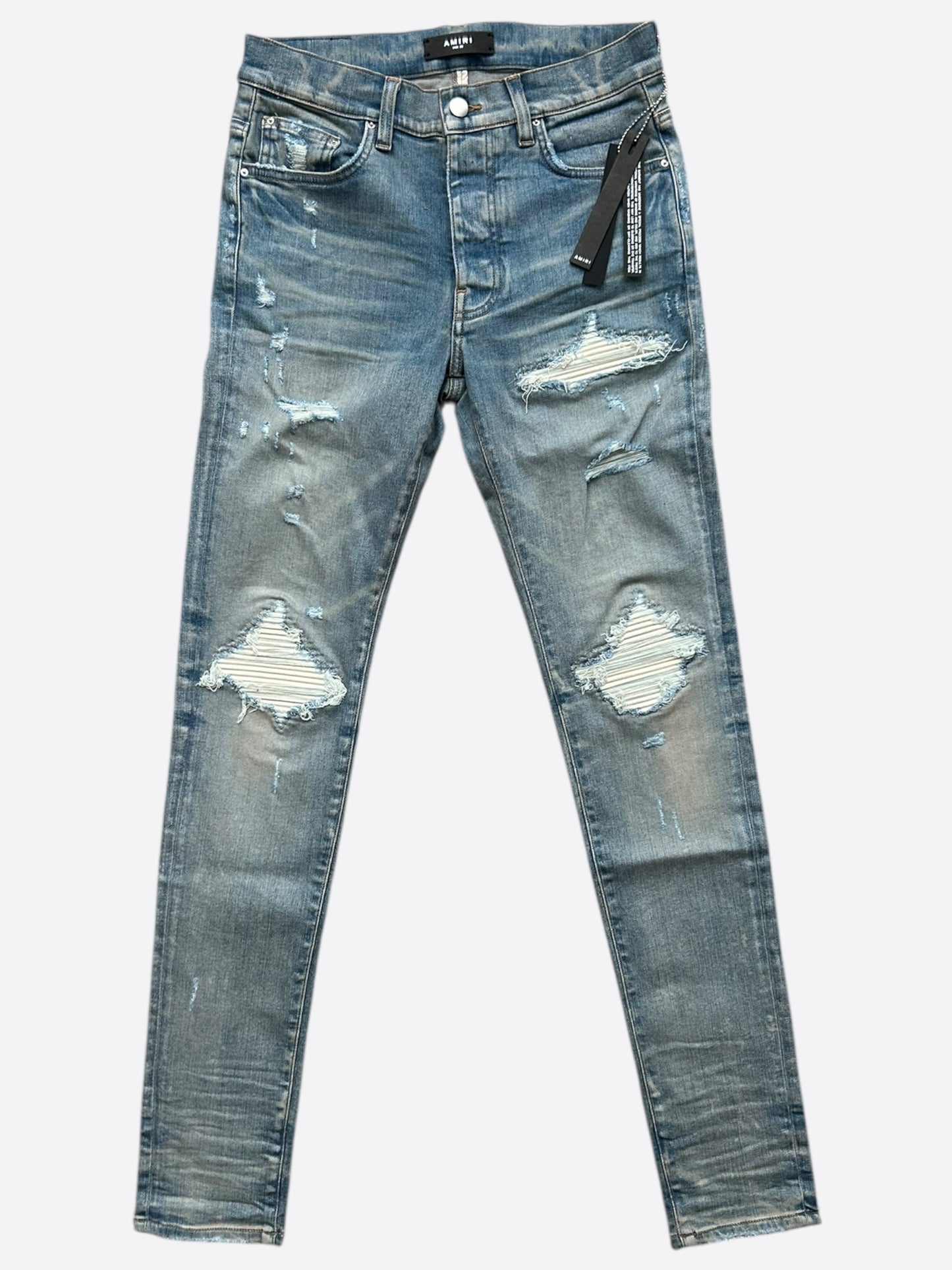 Amiri Clay Indigo & White MX1 Jeans