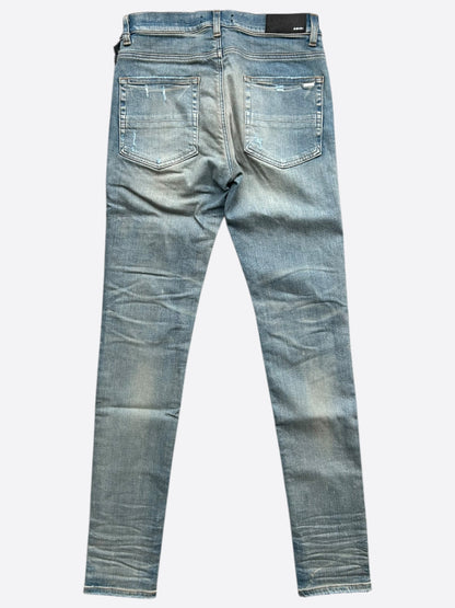 Amiri Clay Indigo & White MX1 Jeans