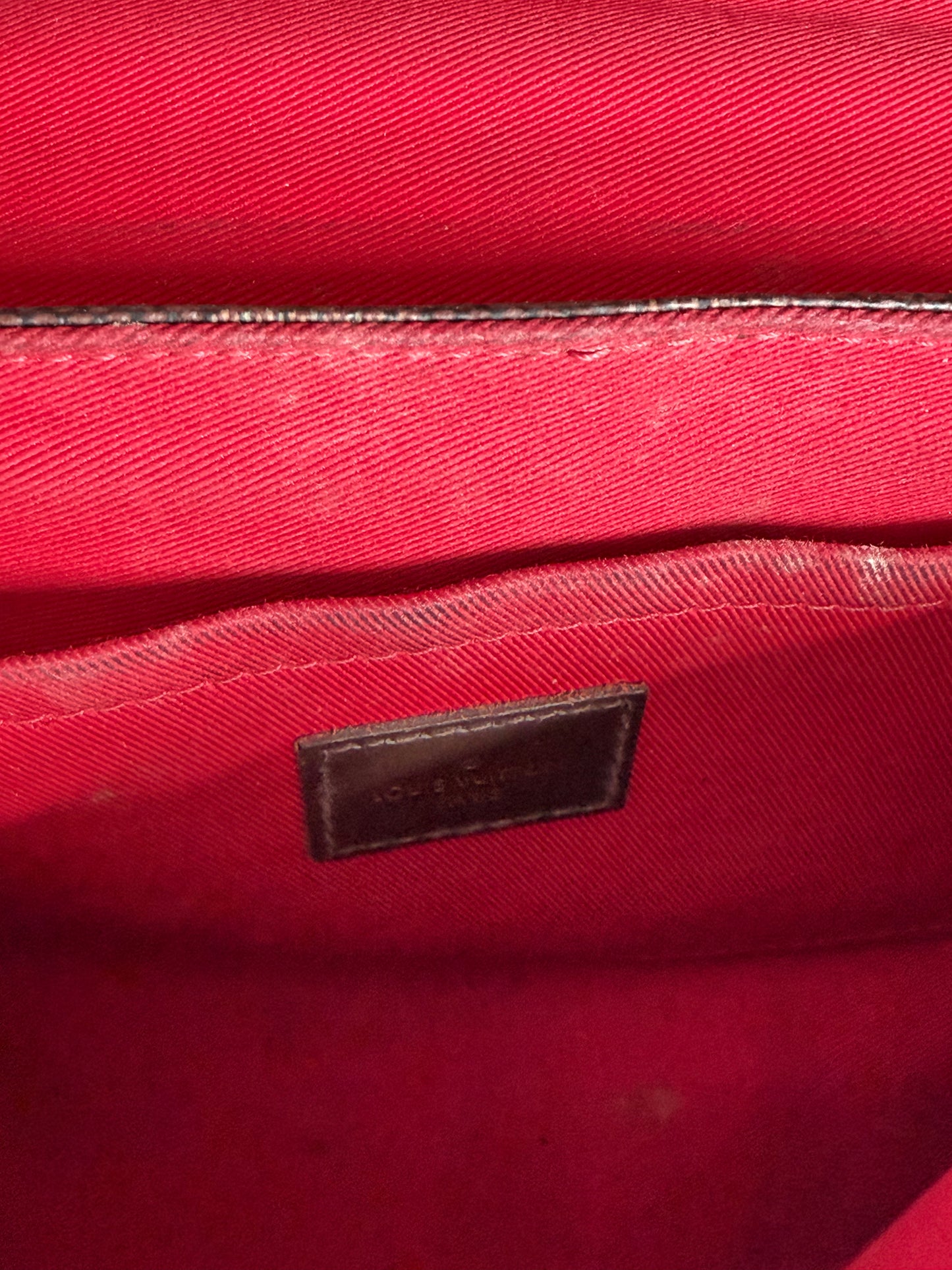 Louis Vuitton Damier Ebene Croisette Bag