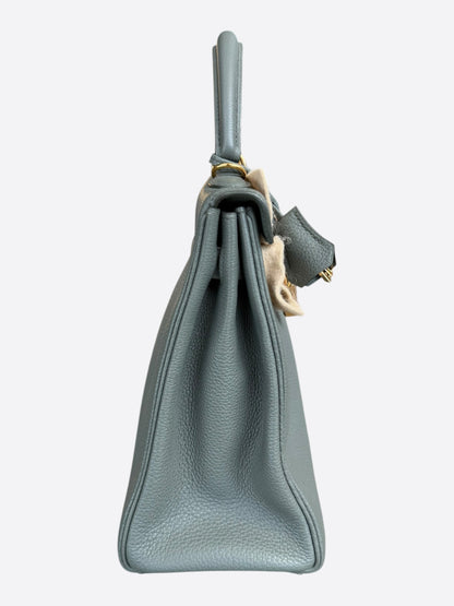 Hermes Vert Amande Togo & Gold Hardware Kelly 32