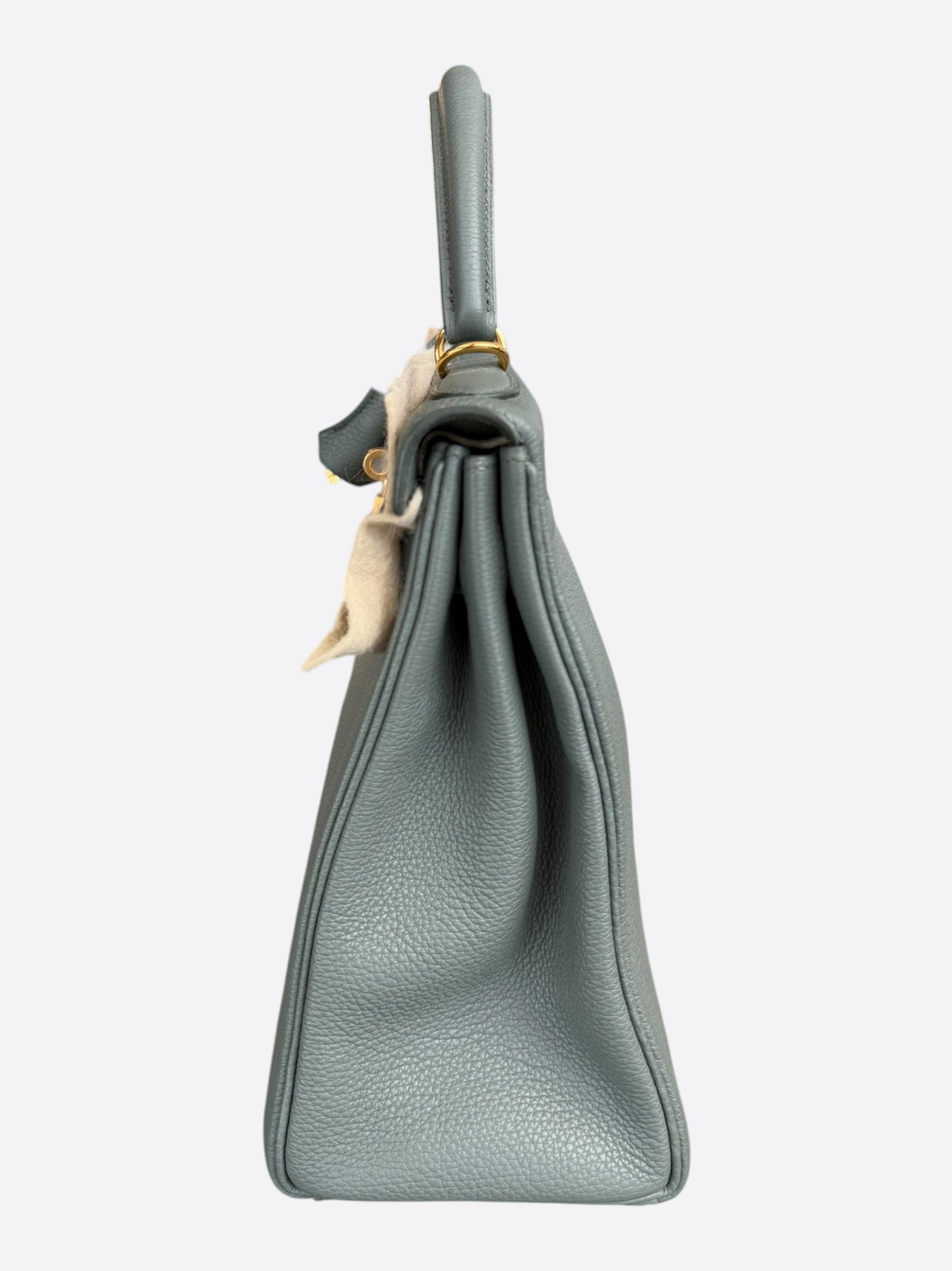 Hermes Vert Amande Togo & Gold Hardware Kelly 32