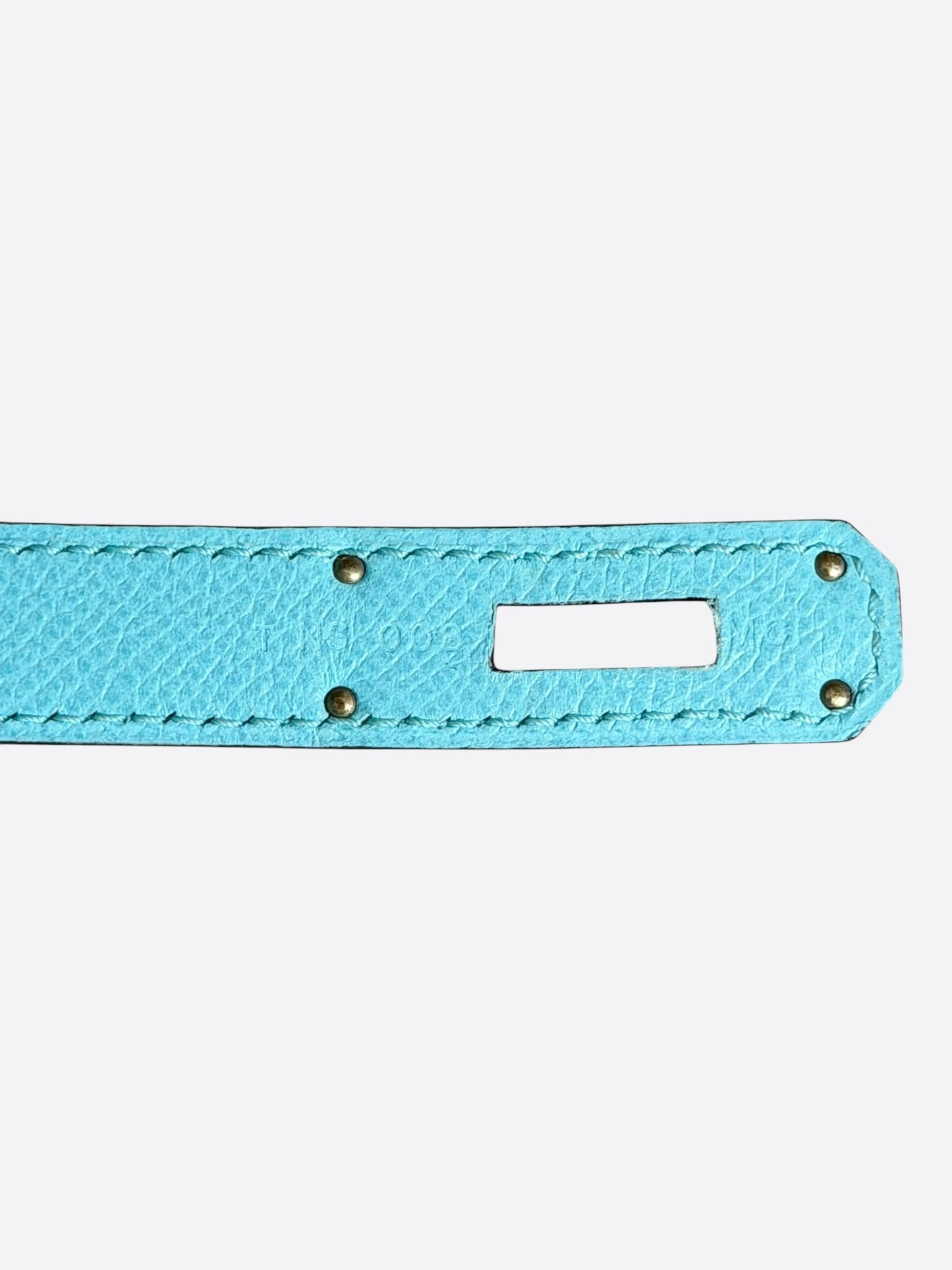 Hermes Blue Atoll Epsom & Palladium Hardware Kelly 28