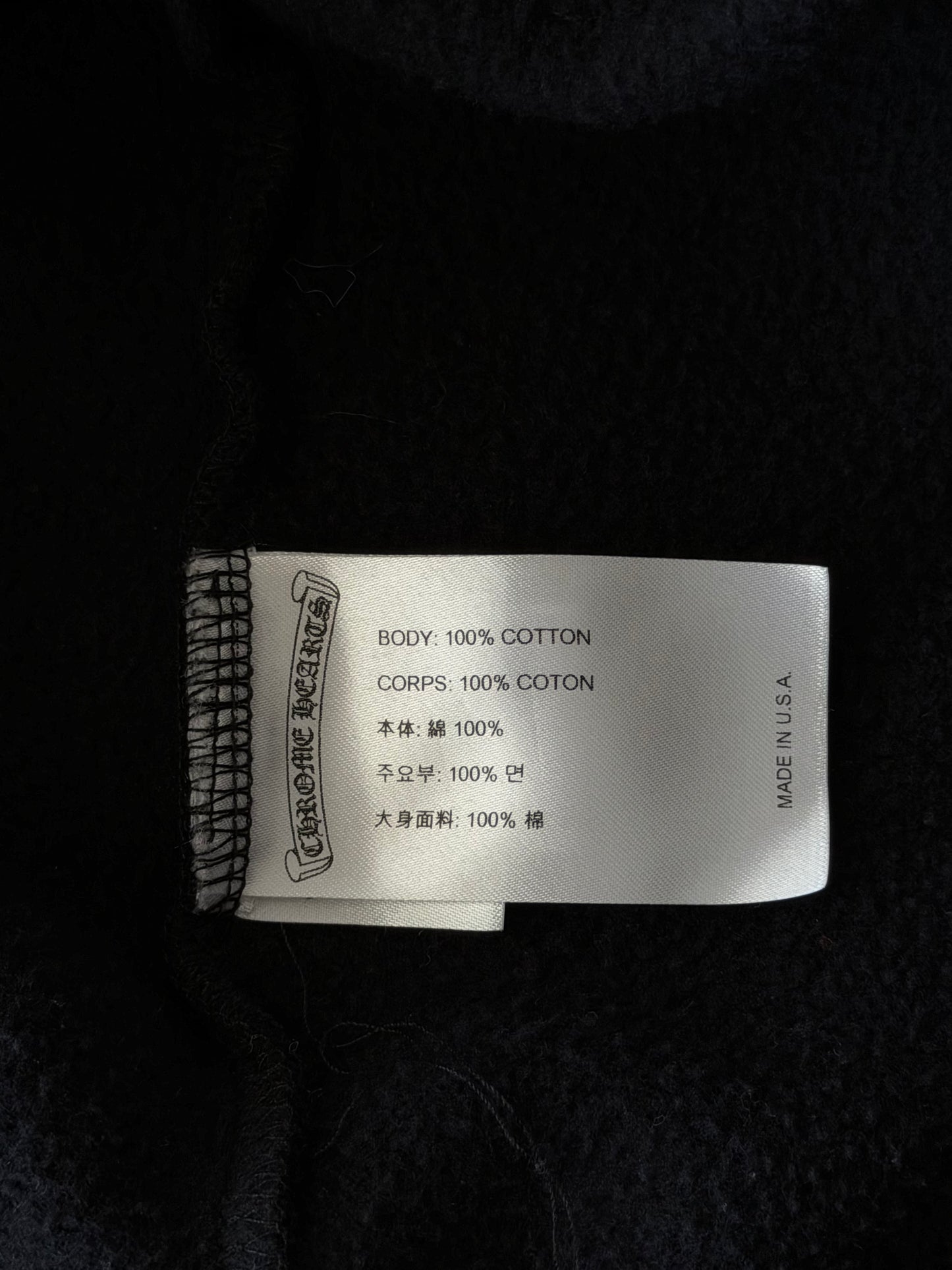 Chrome Hearts Black, Red & White Foti Graphic Zip Up Hoodie