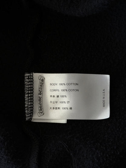 Chrome Hearts Black, Red & White Foti Graphic Zip Up Hoodie