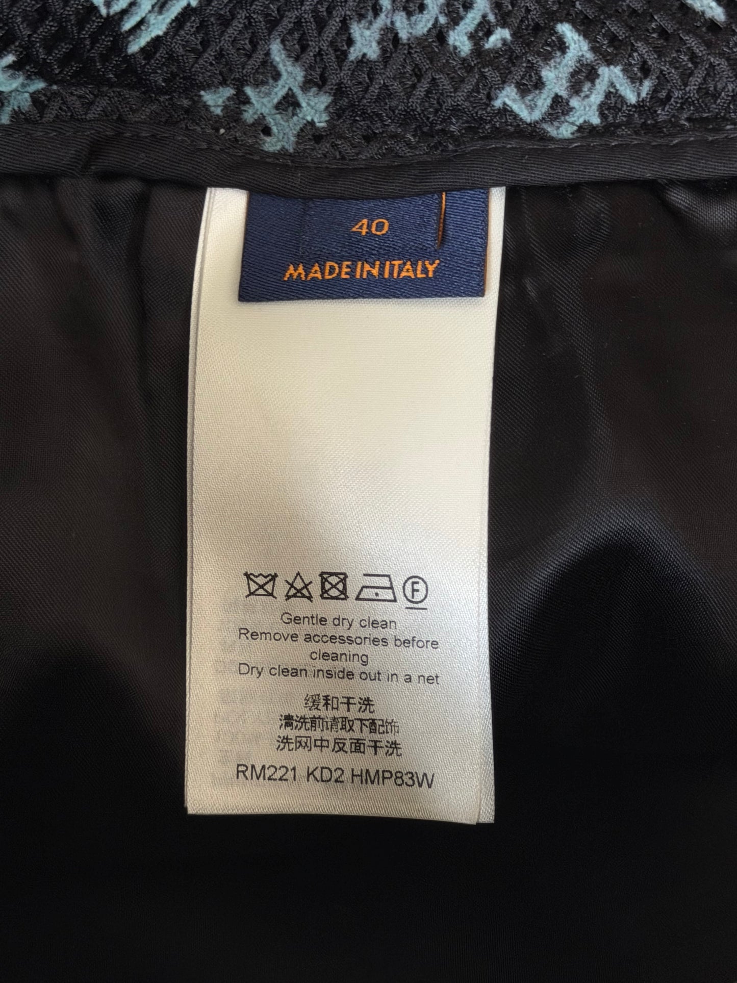 Louis Vuitton Black Rainbow Monogram Mesh Shorts