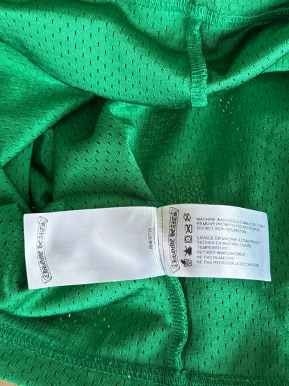Chrome Hearts Green & Yellow Floral Nylon Mesh Longsleeve Jersey