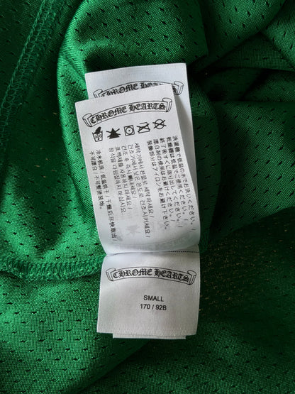 Chrome Hearts Green & Yellow Floral Nylon Mesh Longsleeve Jersey