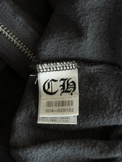 Chrome Hearts Black & Blue Cross Logo Zip Up Hoodie
