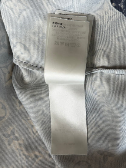 Louis Vuitton Navy & Beige Monogram Button Up Shirt
