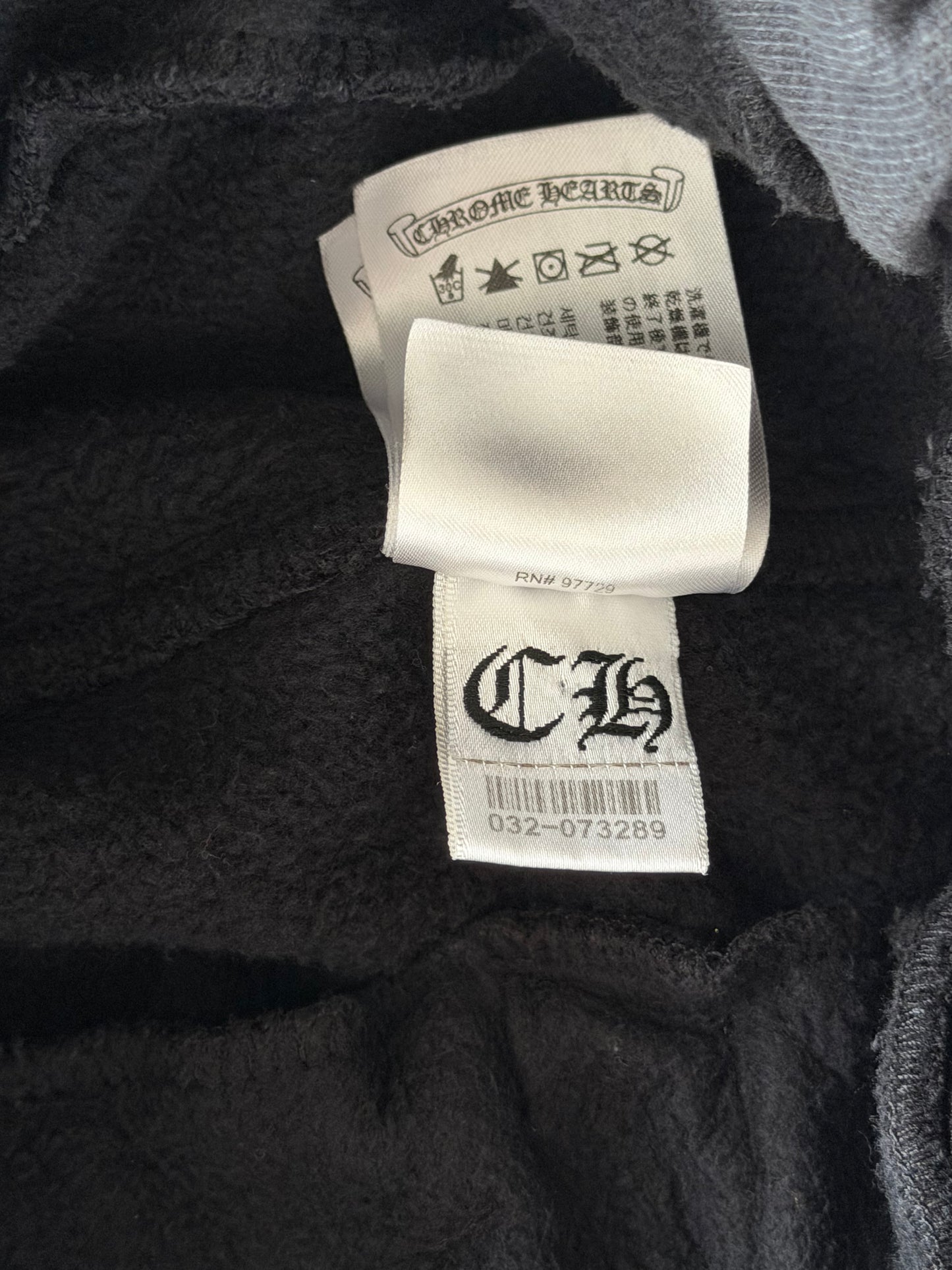 Chrome Hearts Black Camouflage Triple Cross Logo Sweatpants
