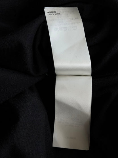 Louis Vuitton Black & White Frequency Logo Embroidered T-Shirt