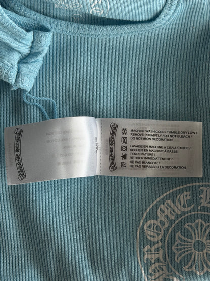 Chrome Hearts Blue & White Horseshoe Tank Top