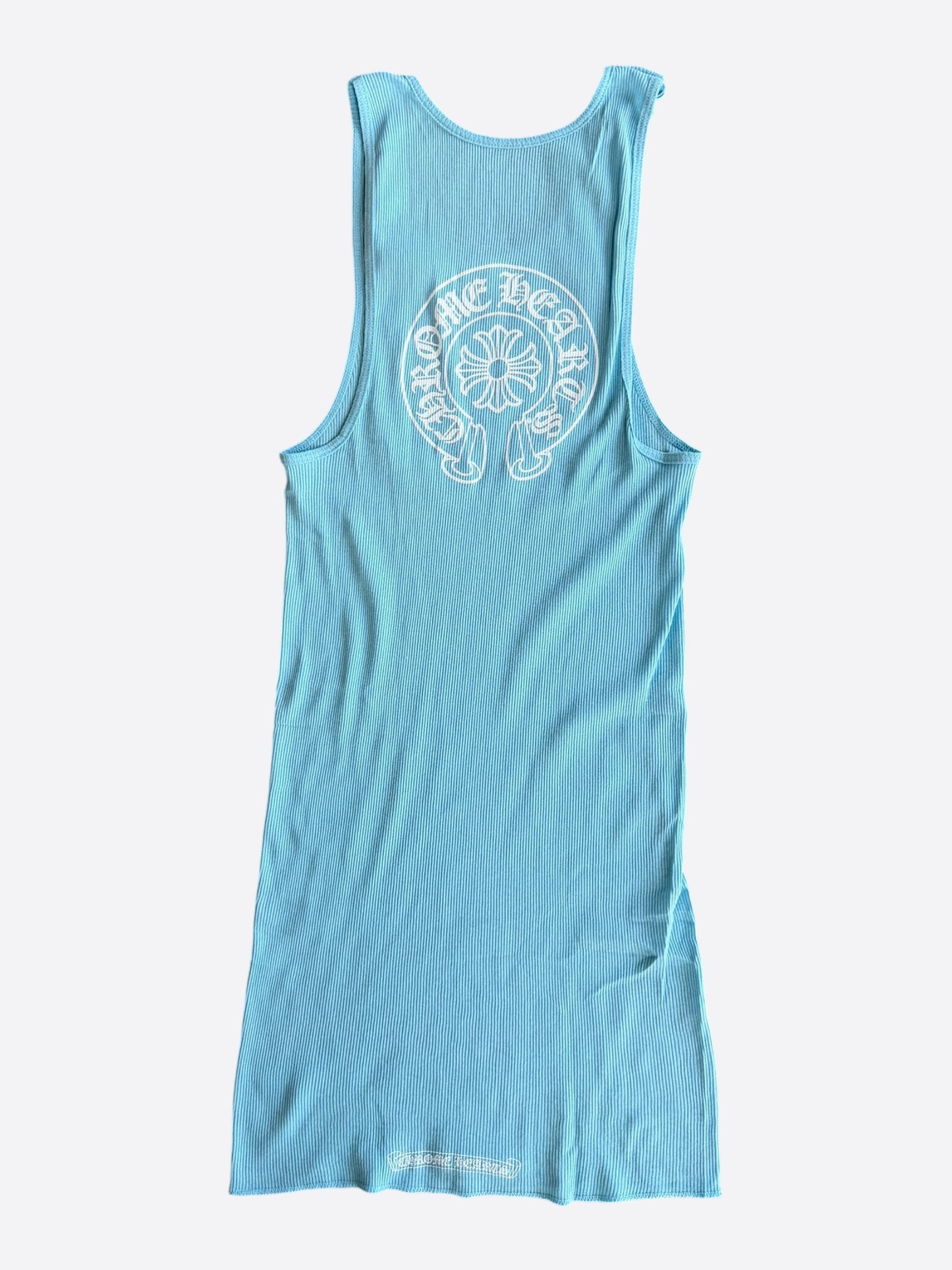 Chrome Hearts Blue & White Horseshoe Tank Top