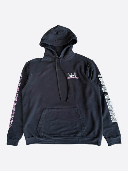 Chrome Hearts Black, White & Pink Deadly Doll Hoodie