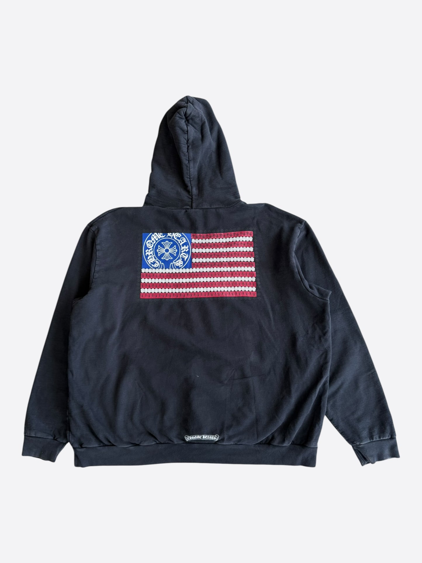 Chrome Hearts Black USA Flag Hoodie