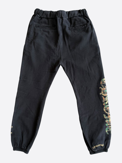Chrome Hearts Black Camouflage Triple Cross Logo Sweatpants