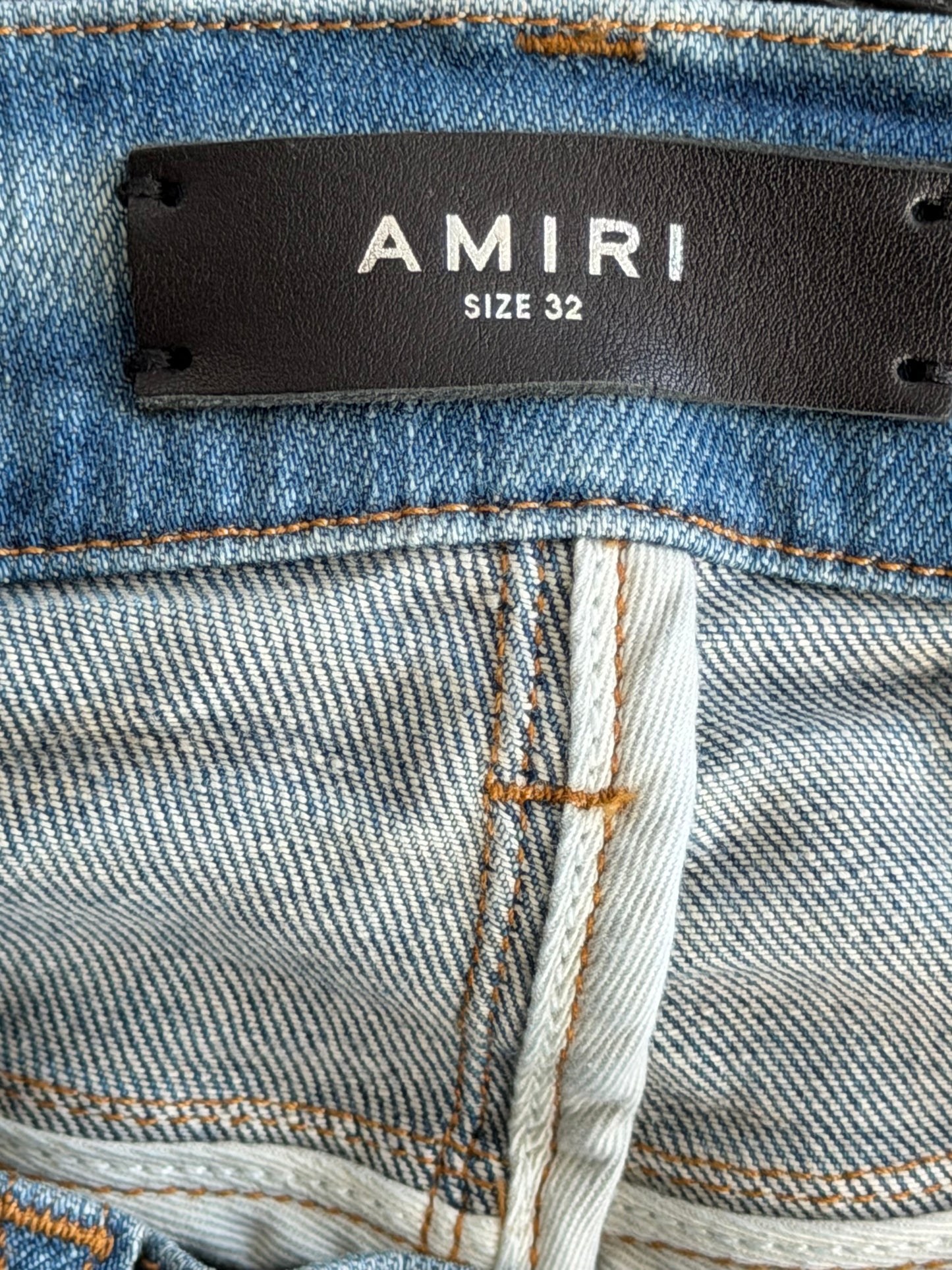 Amiri Indigo Stack Jeans