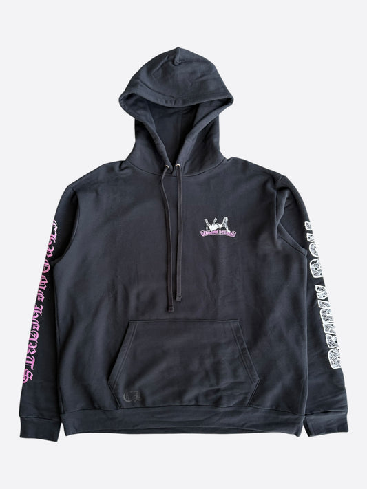 Chrome Hearts Black, White & Pink Deadly Doll Hoodie