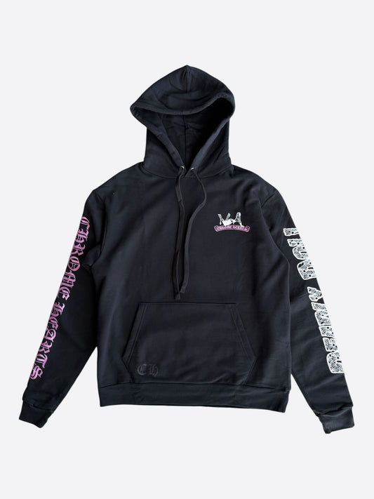 Chrome Hearts Black, White & Pink Deadly Doll Hoodie