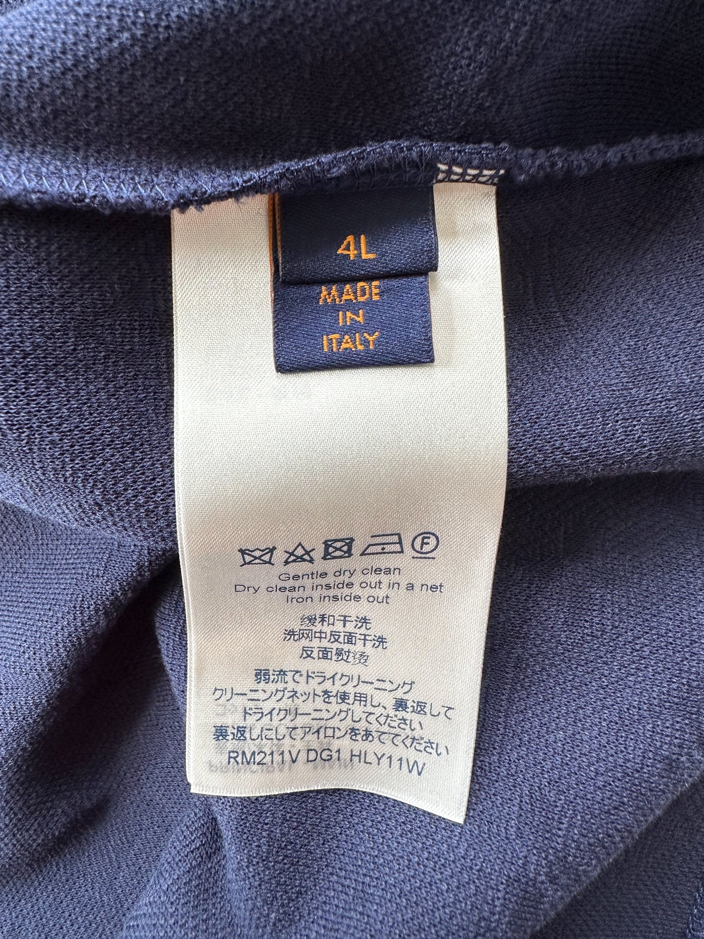 Louis Vuitton Blue Monogram Animal Beads T-Shirt
