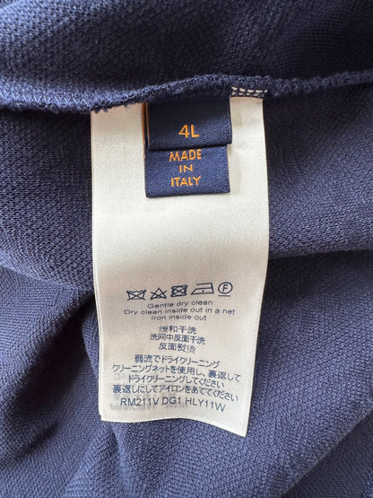 Louis Vuitton Blue Monogram Animal Beads T-Shirt