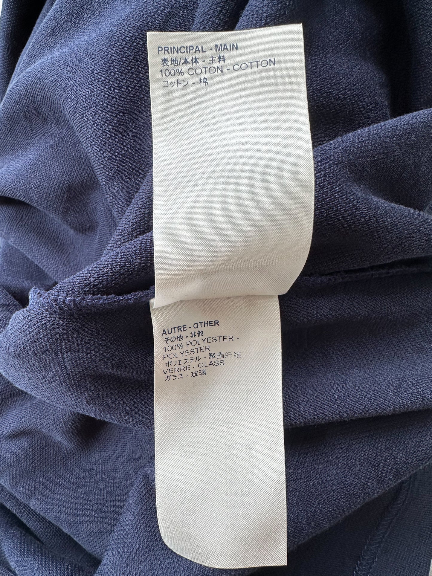 Louis Vuitton Blue Monogram Animal Beads T-Shirt