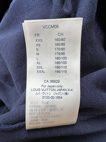 Louis Vuitton Blue Monogram Animal Beads T-Shirt