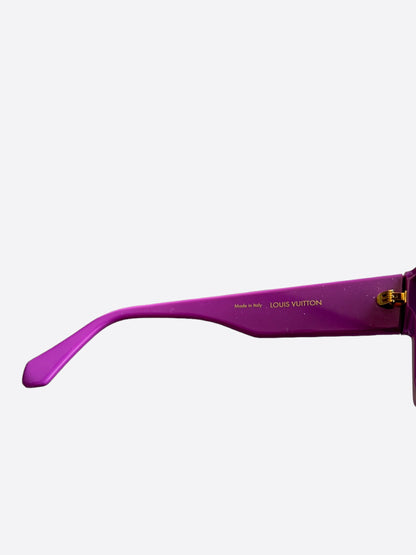 Louis Vuitton Purple Cyclone Sunglasses