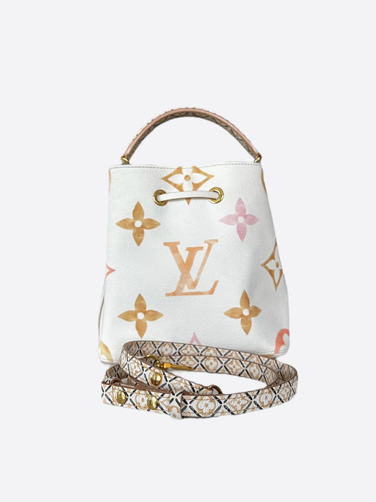 Louis Vuitton Cream & Multicolor Giant Monogram By The Pool Neo Noe