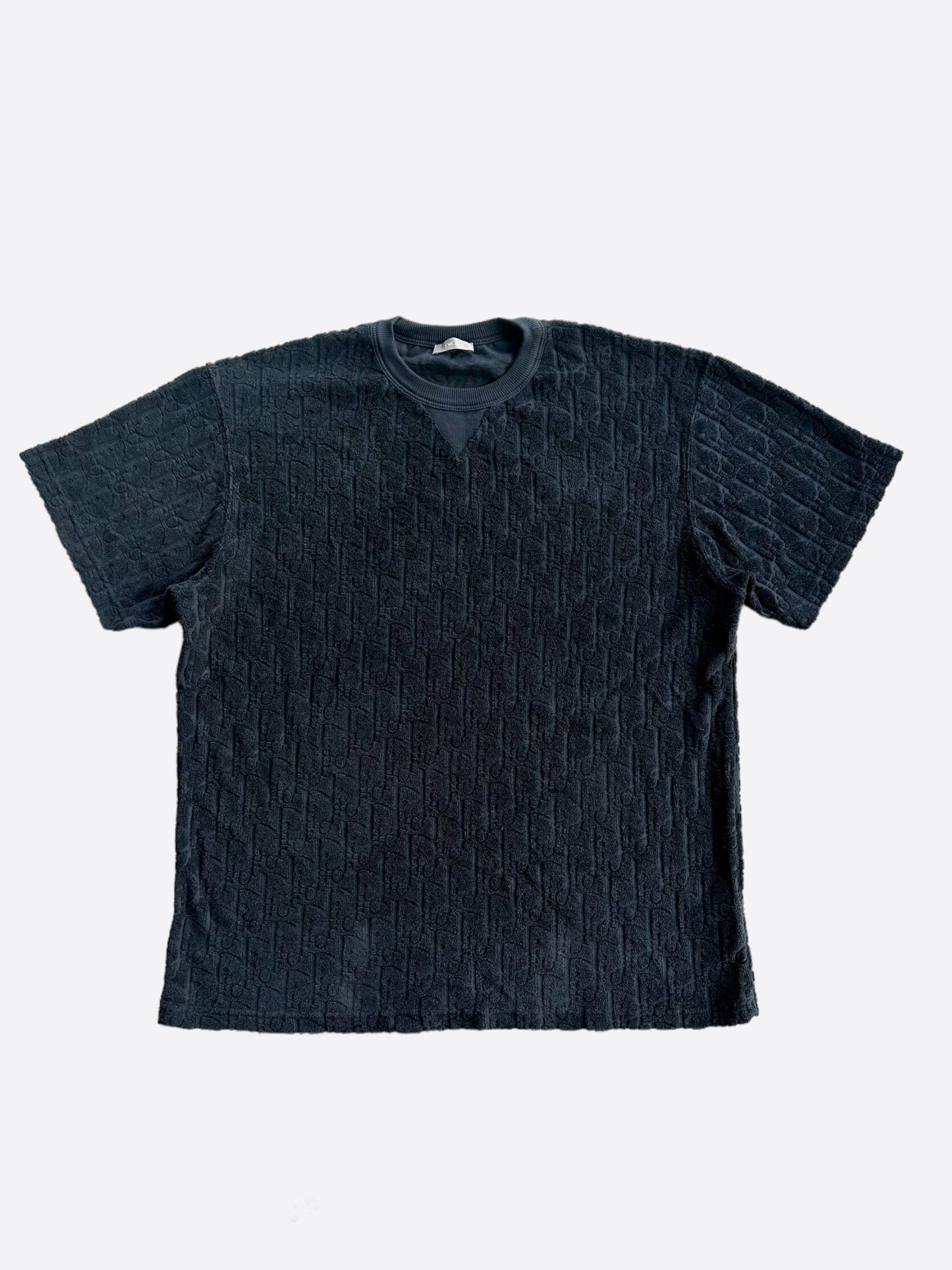 Dior Navy Oblique Towel T-Shirt