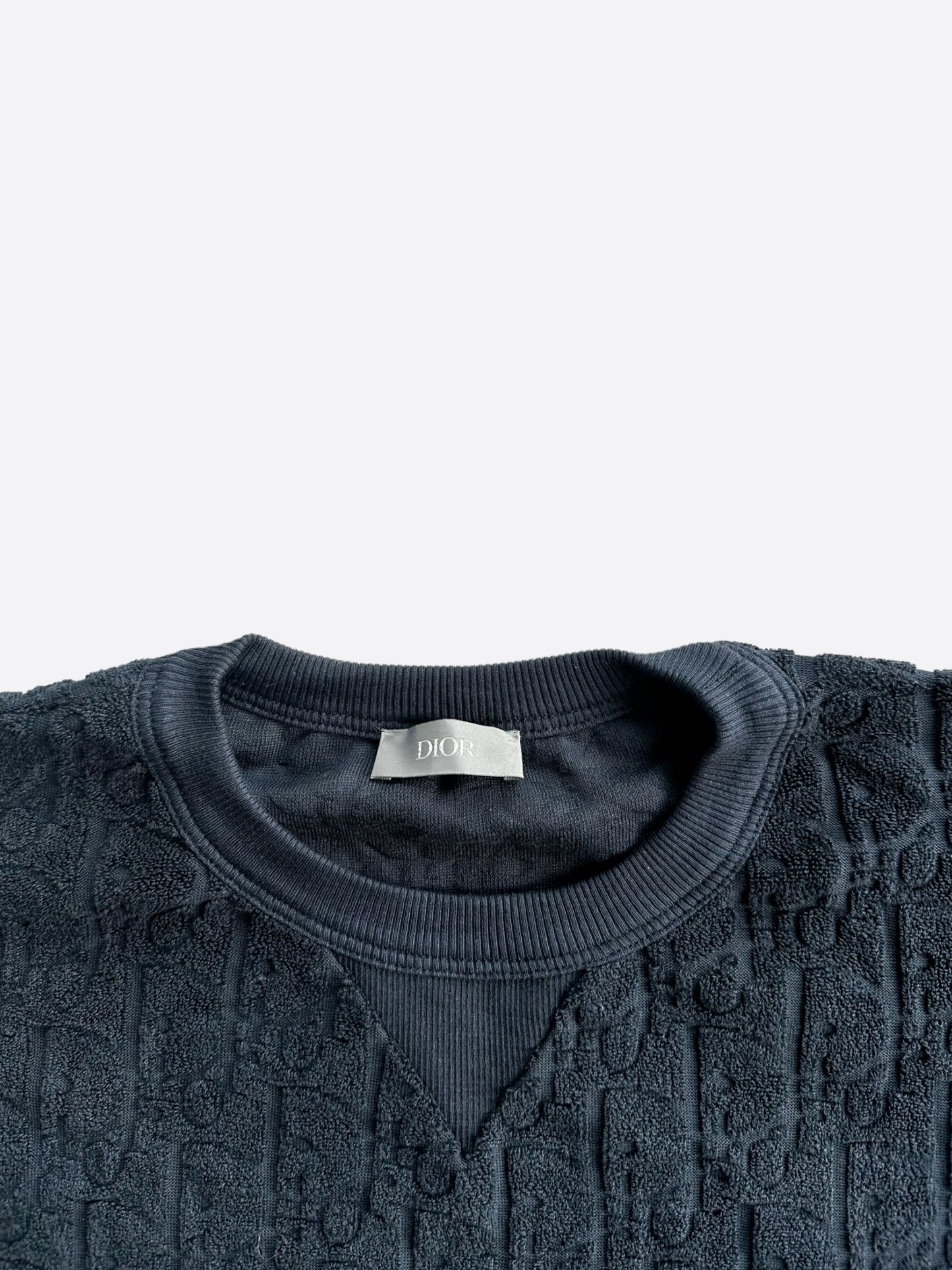 Dior Navy Oblique Towel T-Shirt