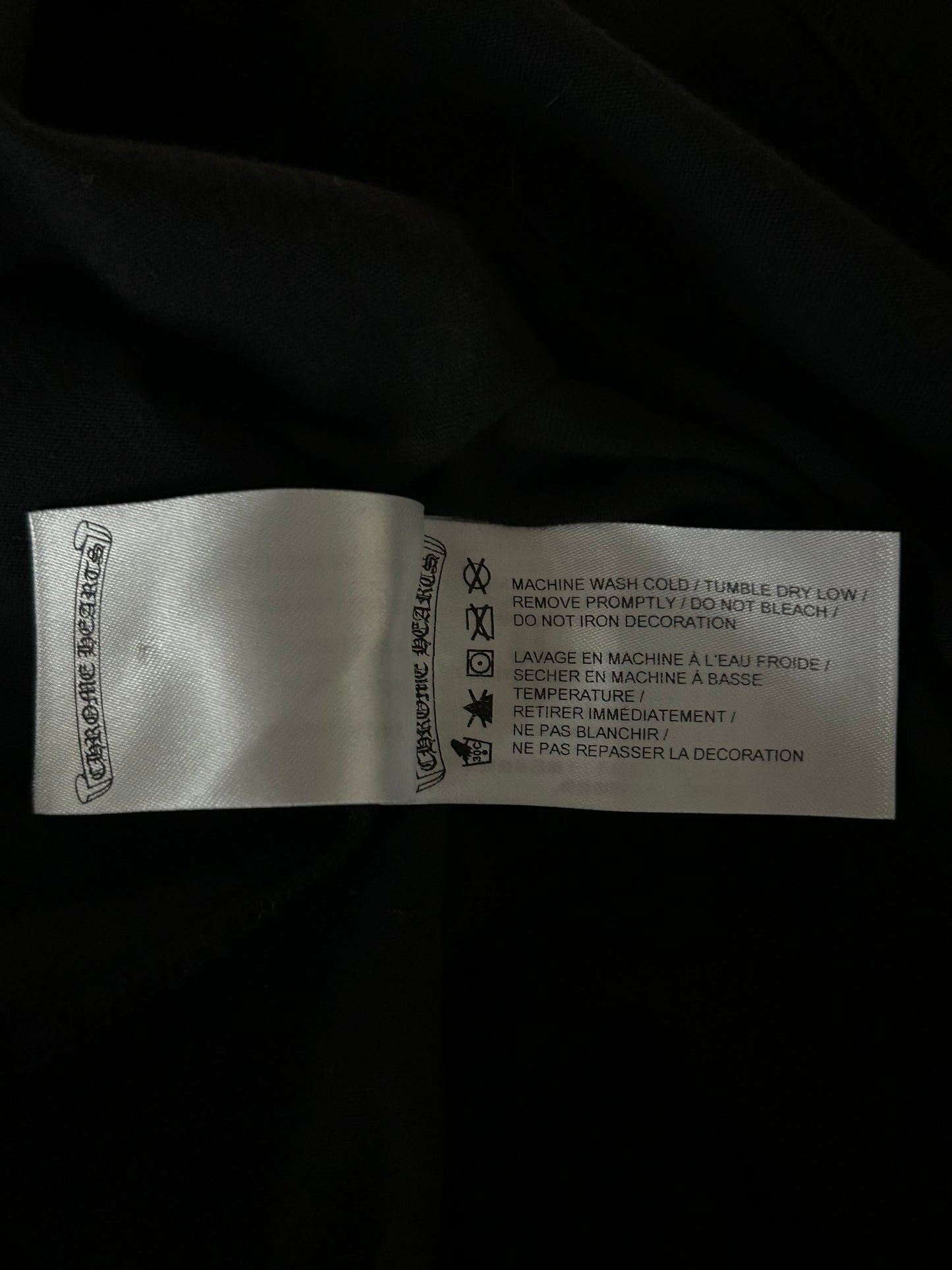 Chrome Hearts Marina Abramovic Black Logo T-Shirt