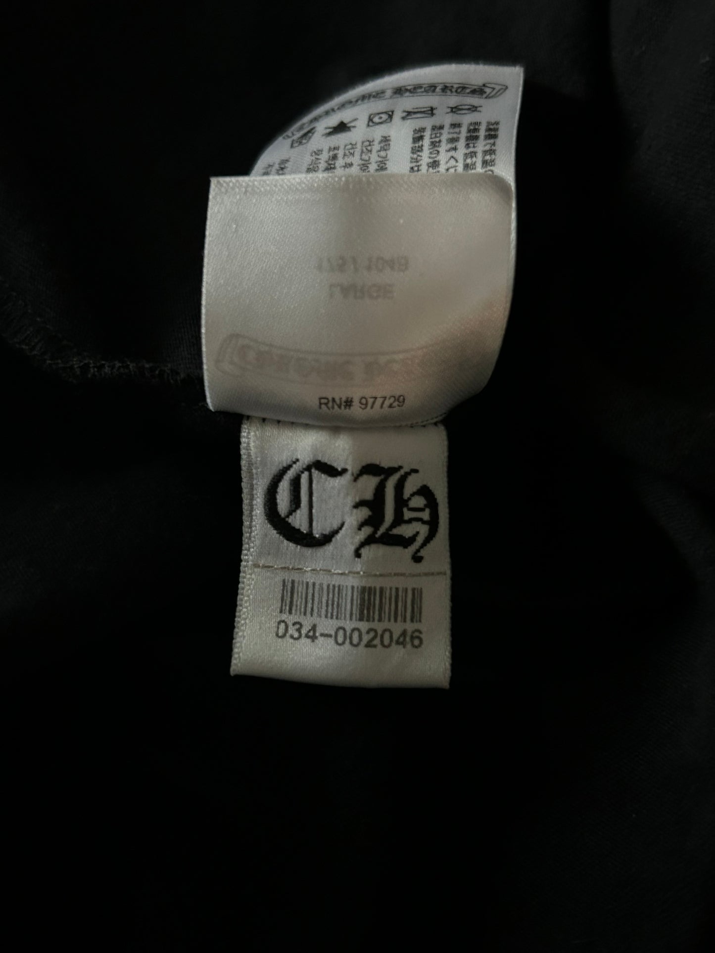 Chrome Hearts Marina Abramovic Black Logo T-Shirt