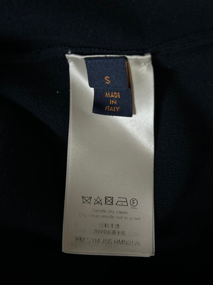 Louis Vuitton Navy Nigo Heart Intarsia T-Shirt