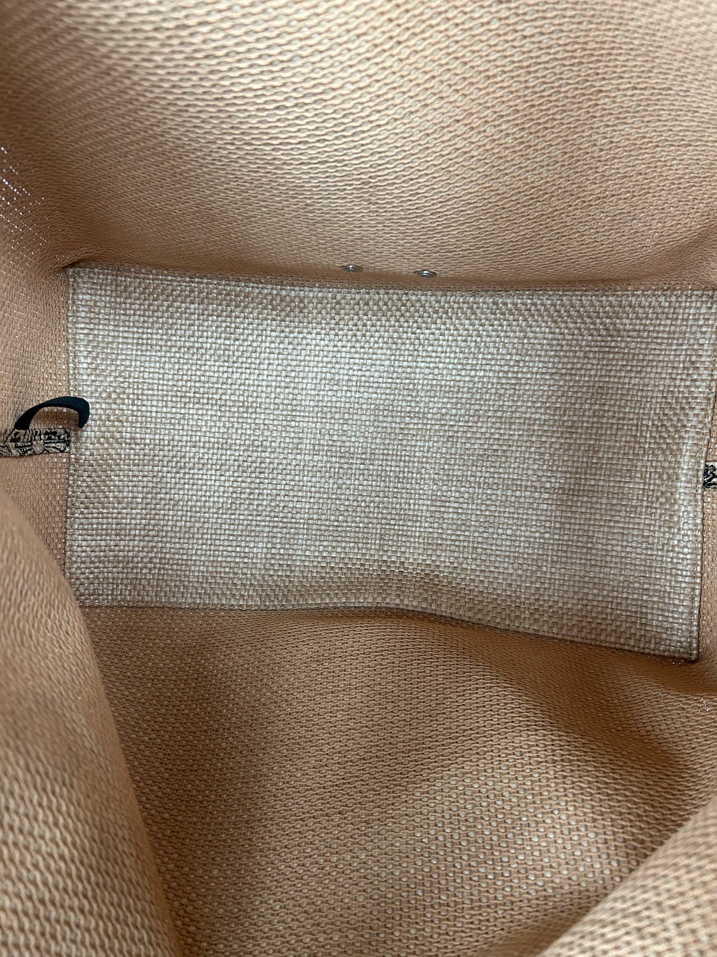 Chrome Hearts Beige & Black Stencil Beach Tote Bag